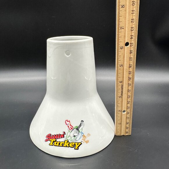 Turkey Roaster Beer Can Steamer Cooker Thanksgiving Bird New Instructions - Picture 10 of 12